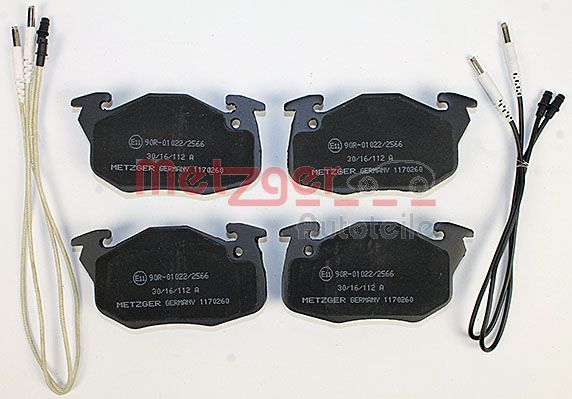 METZGER 1170260 Bremsbelagsatz, Scheibenbremse